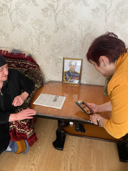 23 мая школьный отряд ТОКСа посетили мать Героя России Фархада Худайнатова.